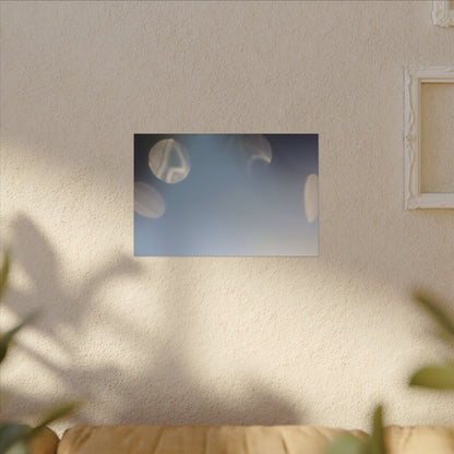 Galactic Orbs of Light Wall Art Canvas