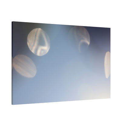 Galactic Orbs of Light Wall Art Canvas