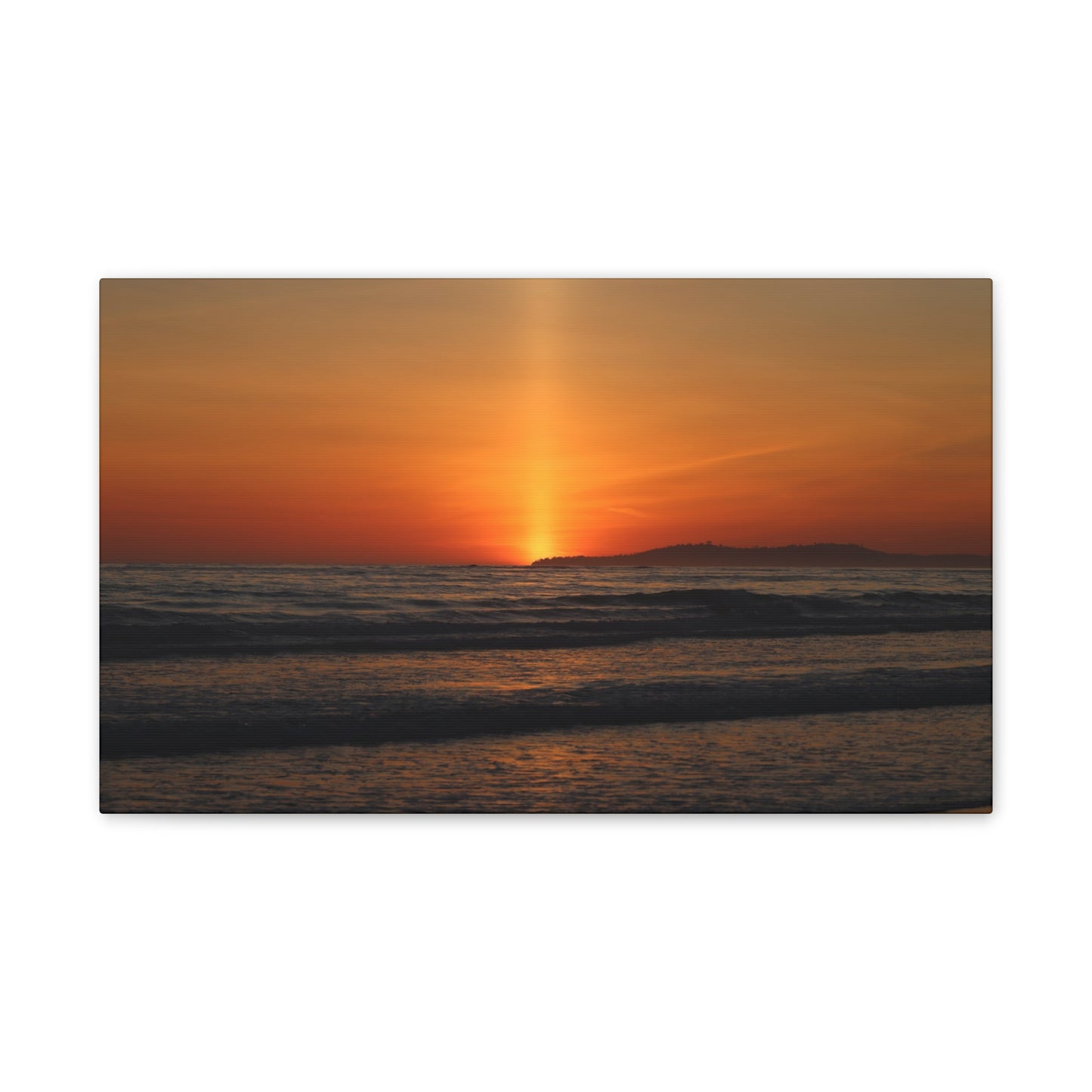 Beaming Sunset Wall Art Canvas