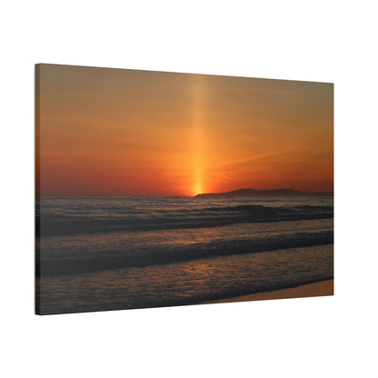 Beaming Sunset Wall Art Canvas