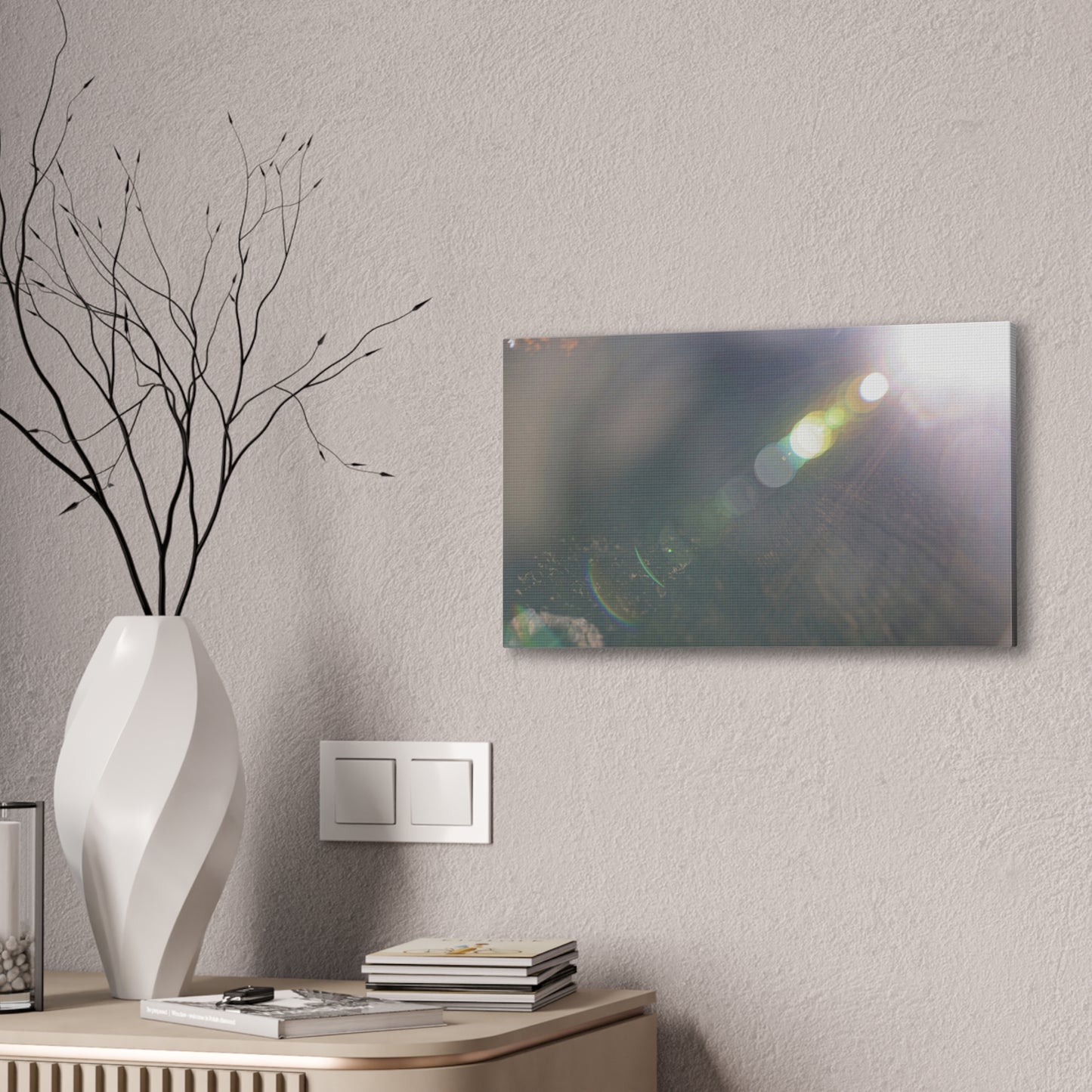 Fractal Spectrum of Light Wall Art Canvas