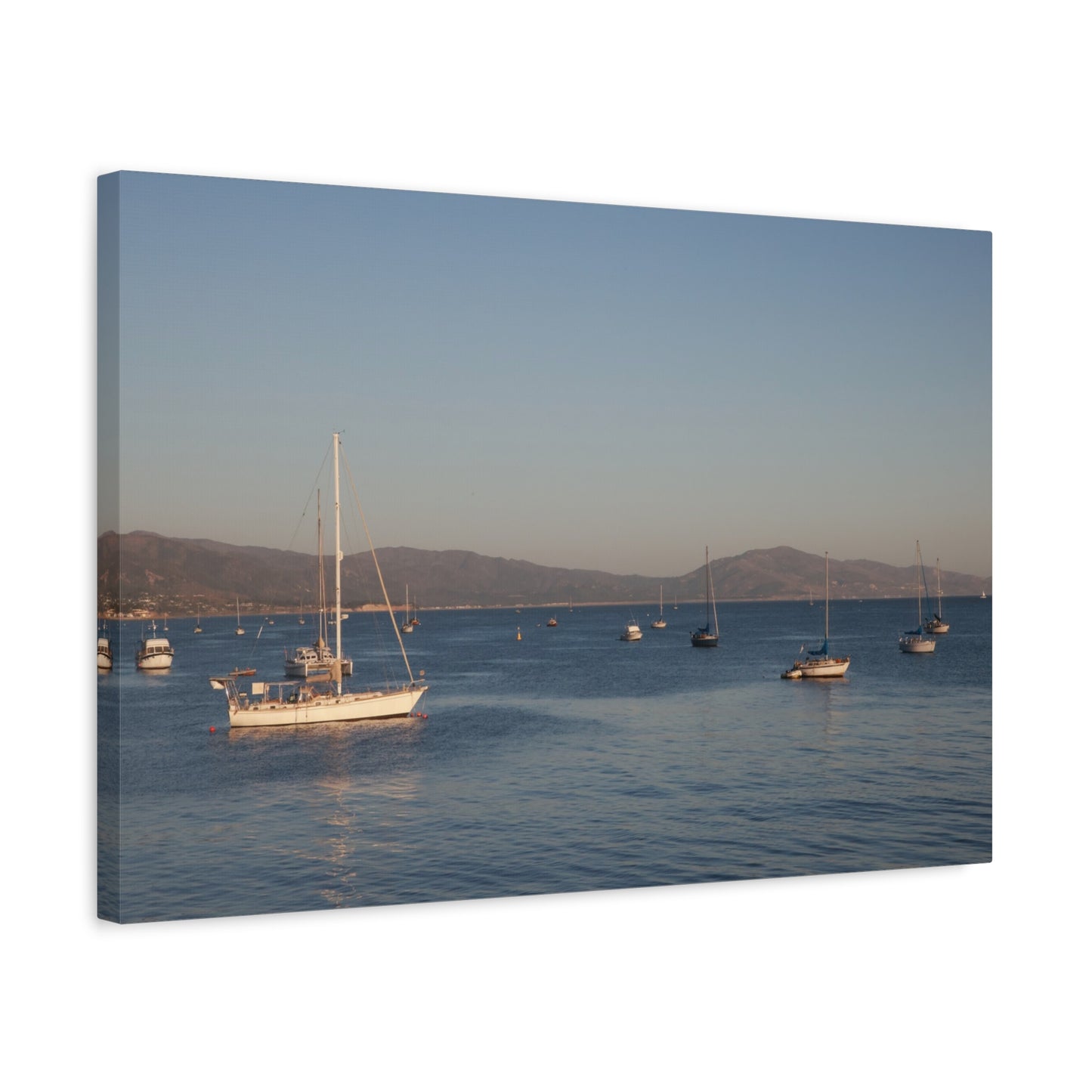 Peace and Sailboats Wall Art Canvas
