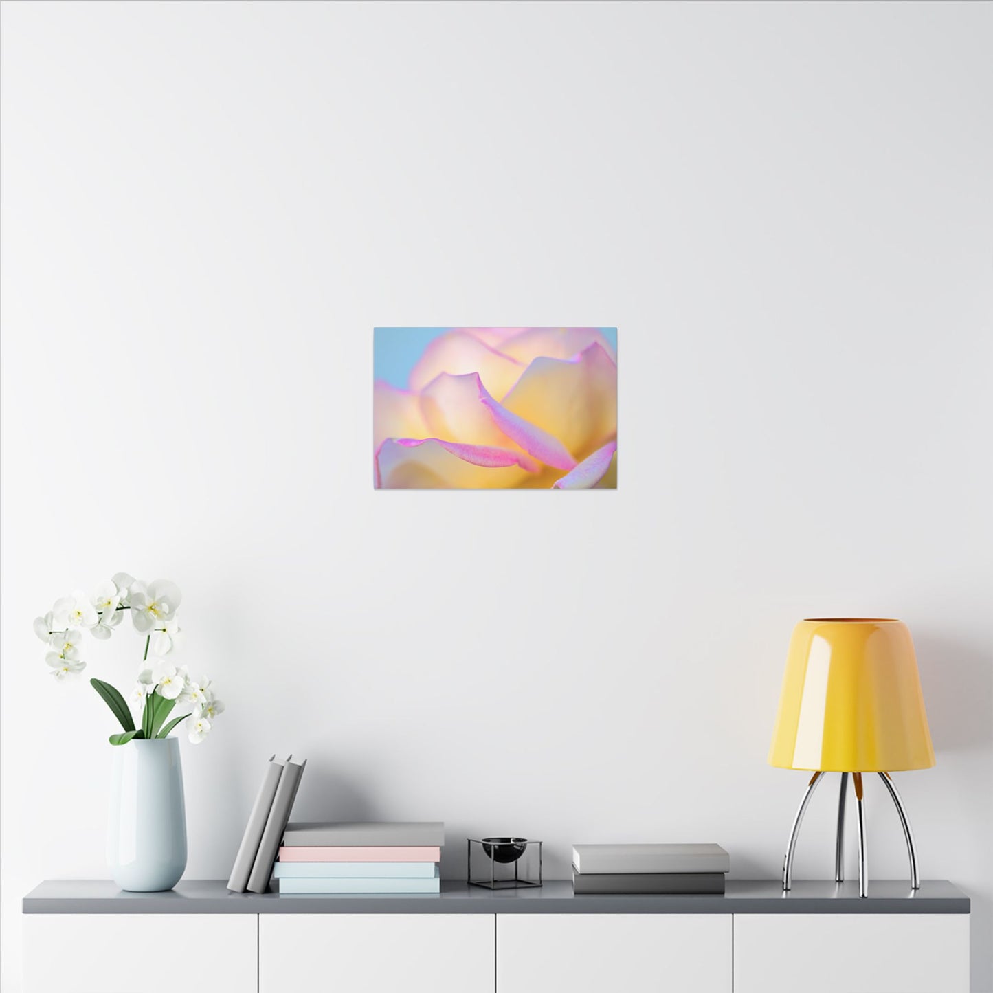 Enchanting Layers Rose Wall Art Canvas