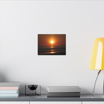 Dusk Beach Wall Art Canvas
