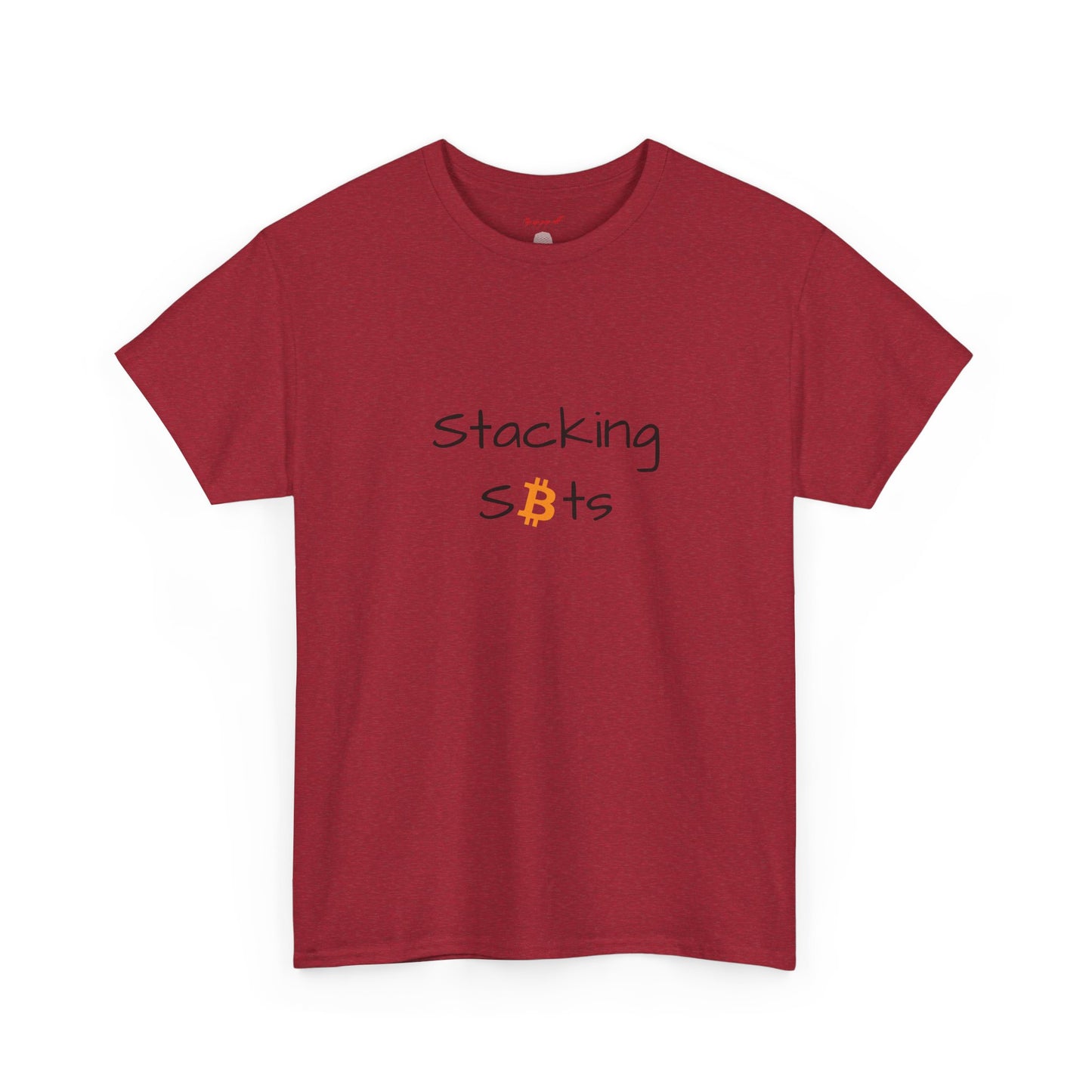 Stacking Sats Bitcoin Cotton Tee