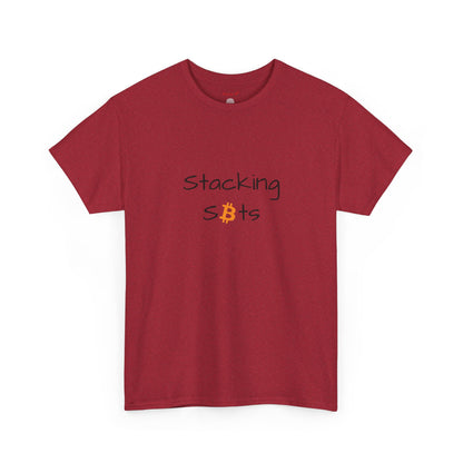 Stacking Sats Bitcoin Cotton Tee