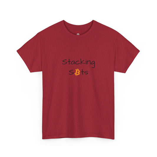 Stacking Sats Bitcoin Cotton Tee