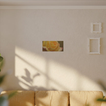 Yellow Delight Rose Wall Art Canvas