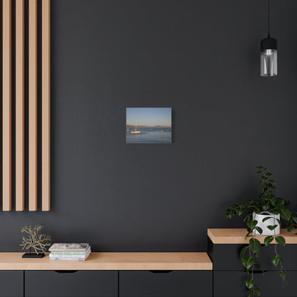 Peace and Sailboats Wall Art Canvas