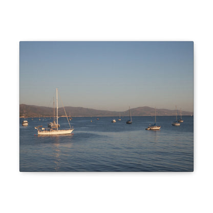 Peace and Sailboats Wall Art Canvas