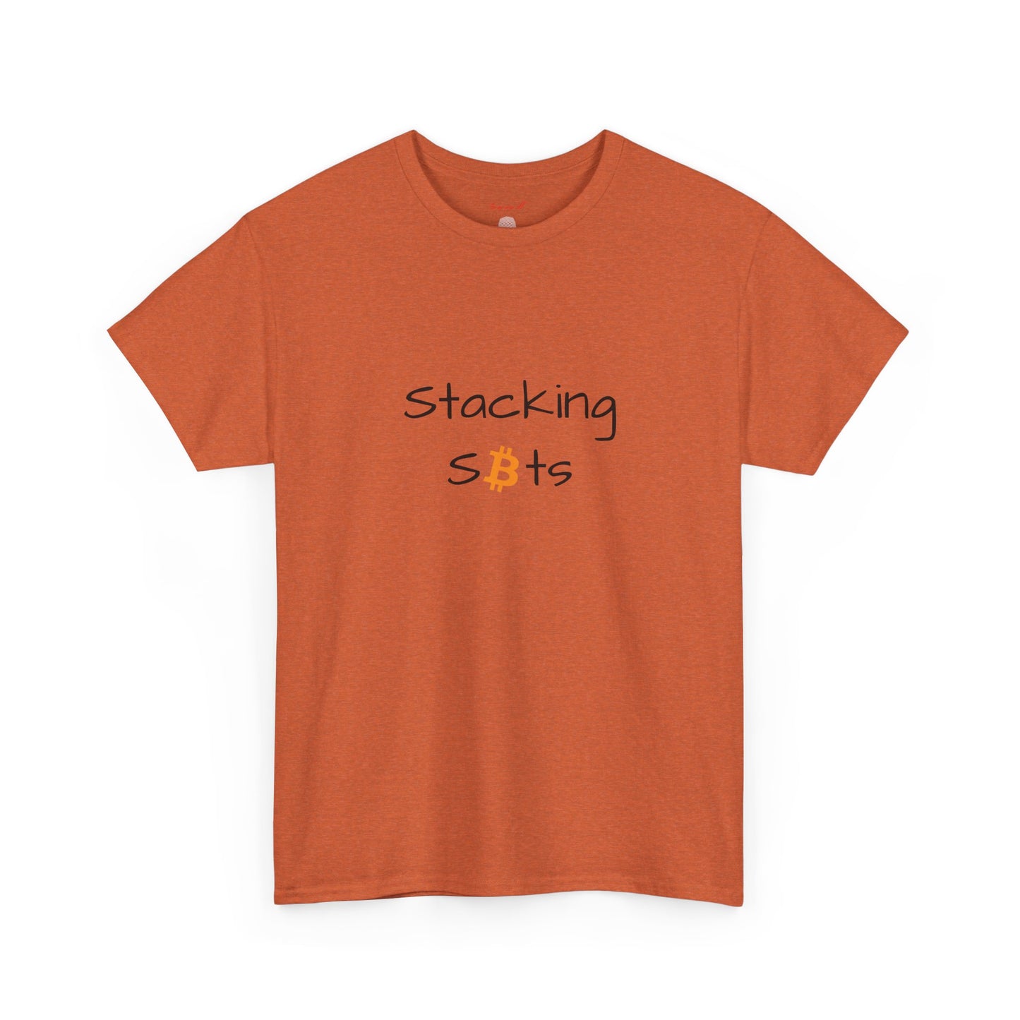 Stacking Sats Bitcoin Cotton Tee