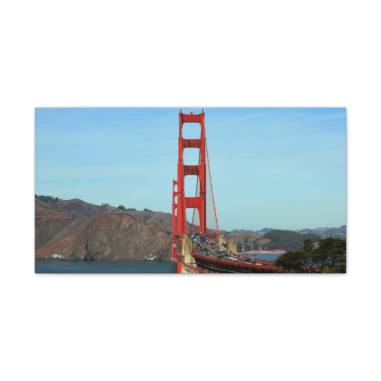 Golden State Bridge Wall Art Canvas