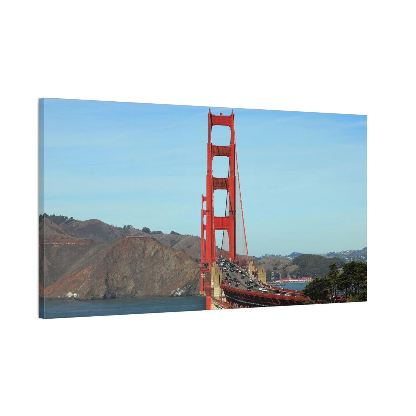 Golden State Bridge Wall Art Canvas