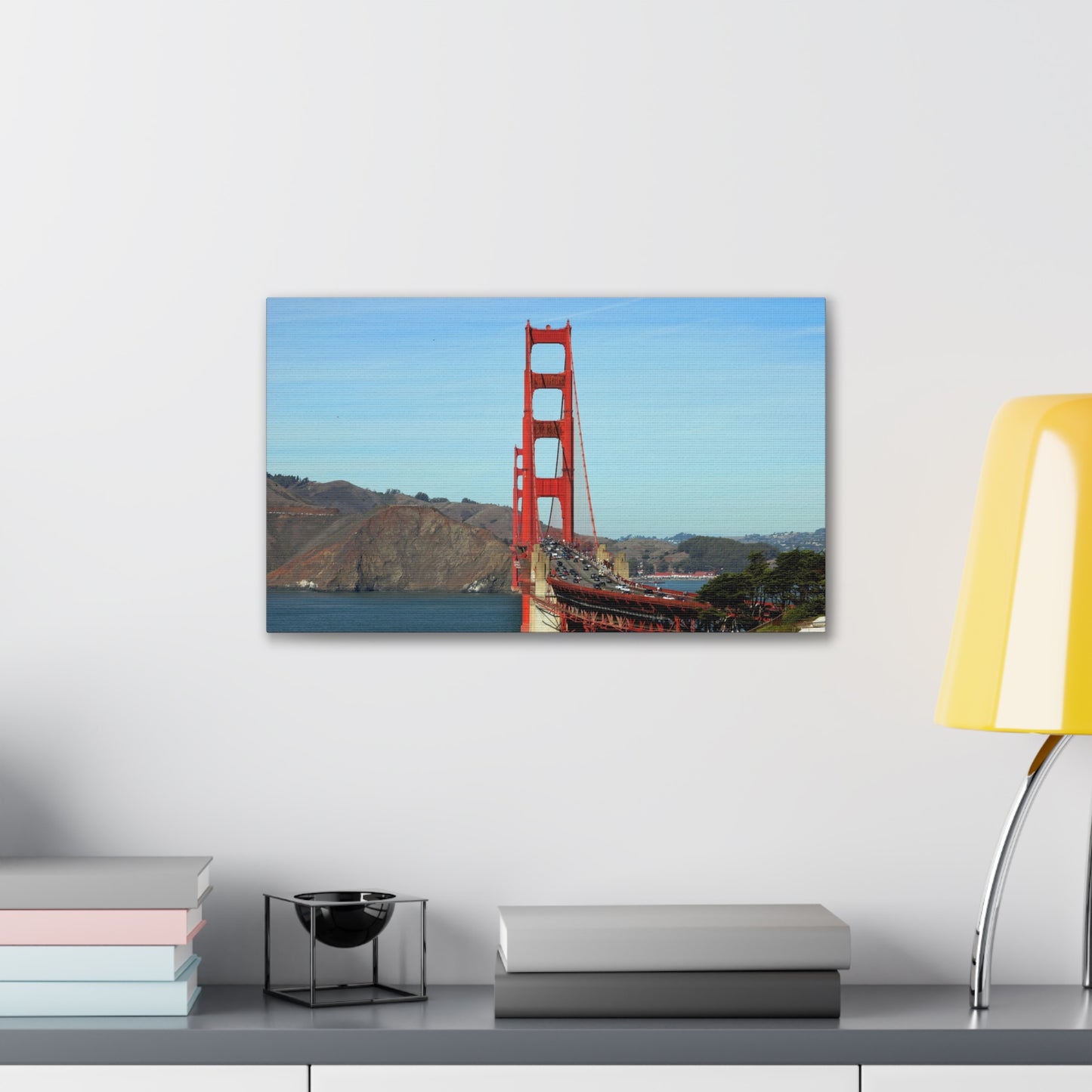 Golden State Bridge Wall Art Canvas