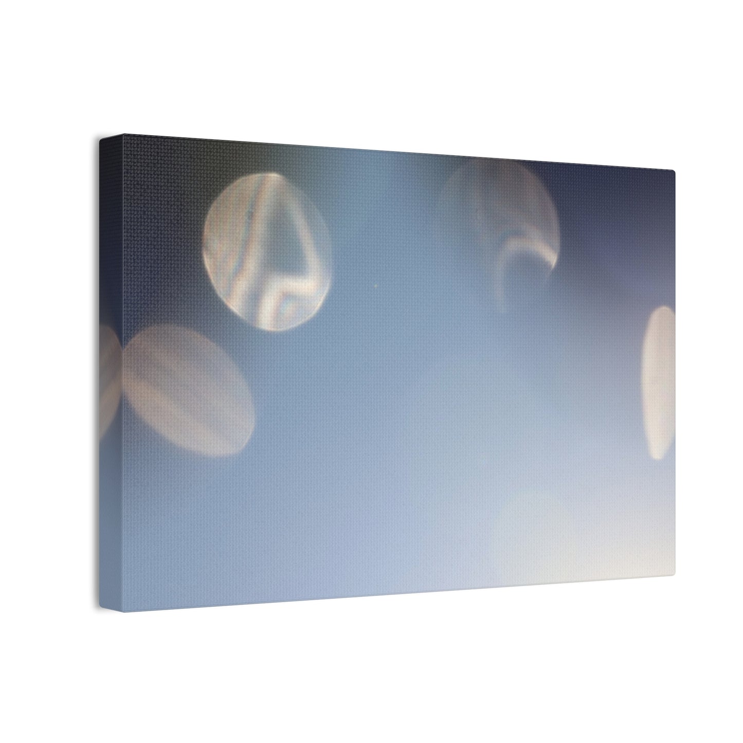 Galactic Orbs of Light Wall Art Canvas