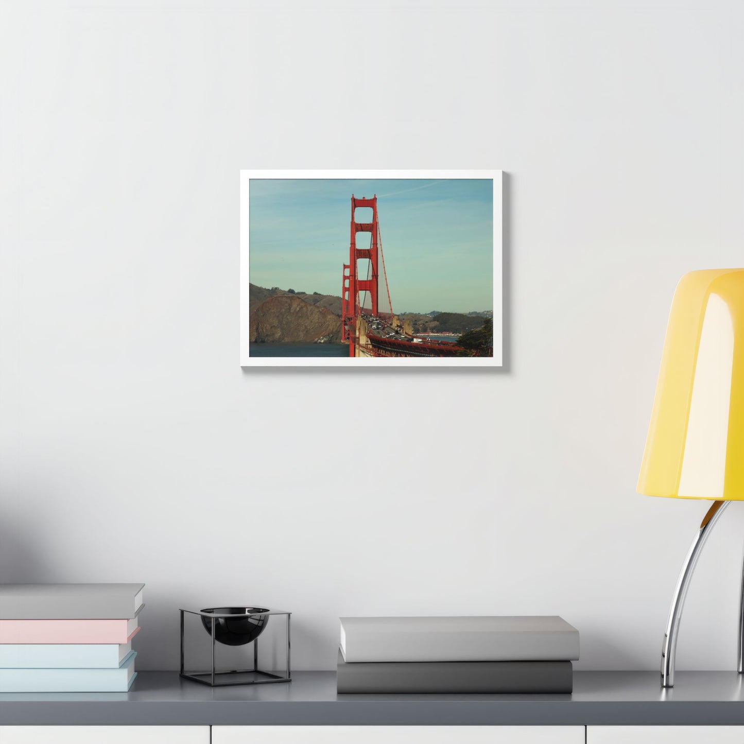 Golden Gate Bridge San Francisco Wall Art, Framed