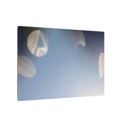 Galactic Orbs of Light Wall Art Canvas