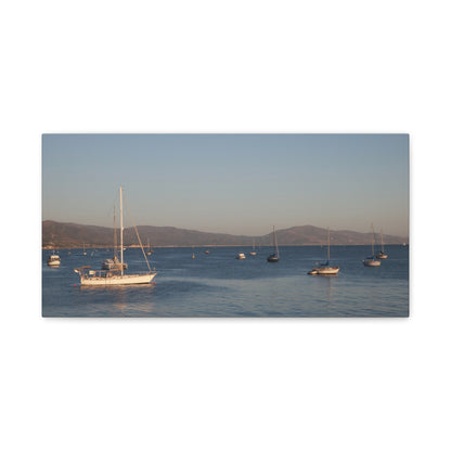 Peace and Sailboats Wall Art Canvas