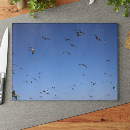 The Birds... Glass Cutting Board