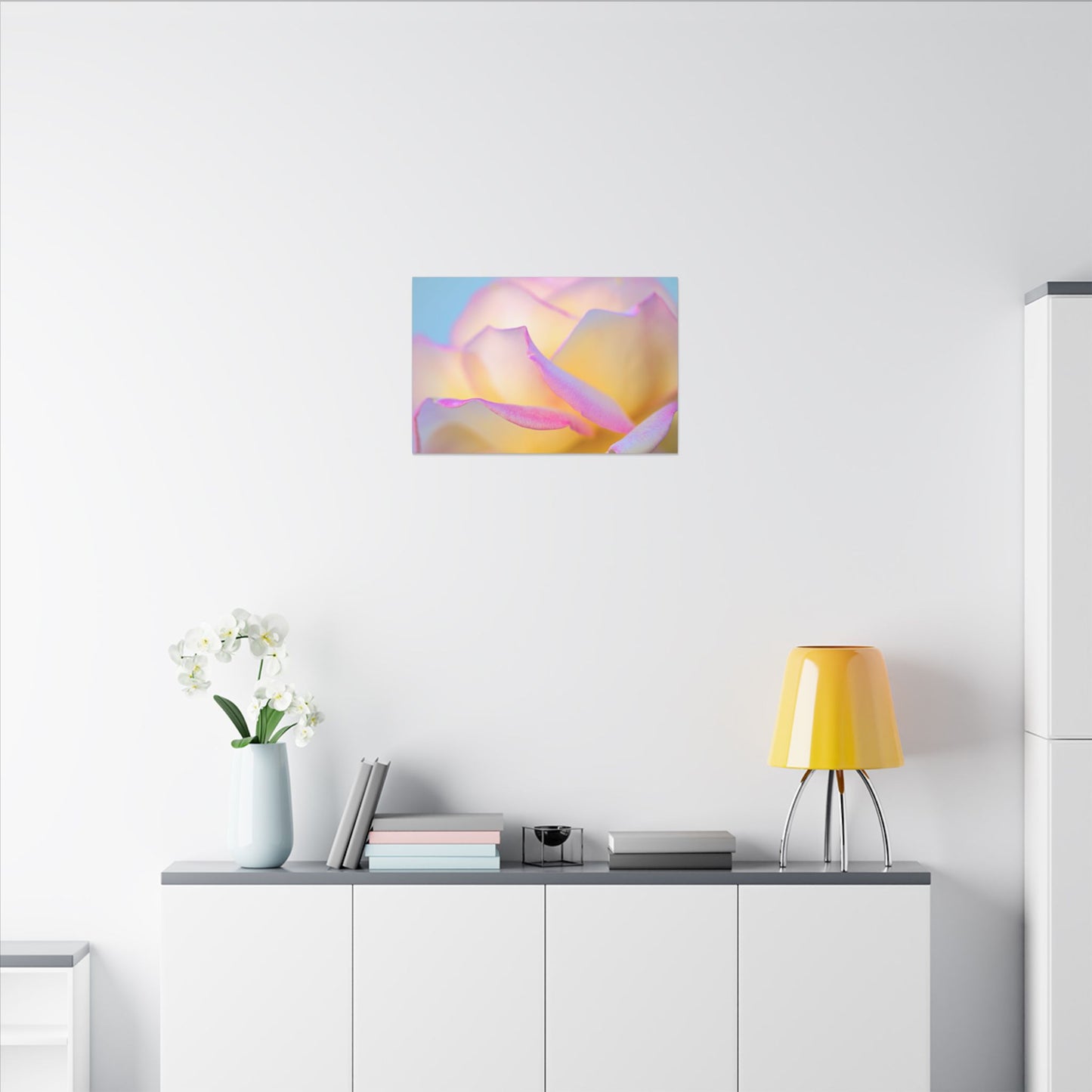Enchanting Layers Rose Wall Art Canvas