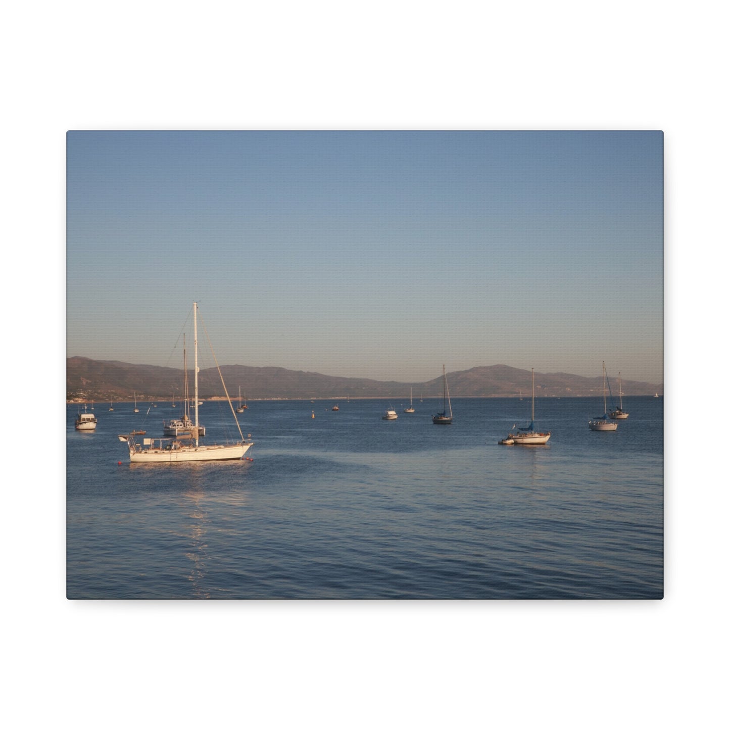Peace and Sailboats Wall Art Canvas