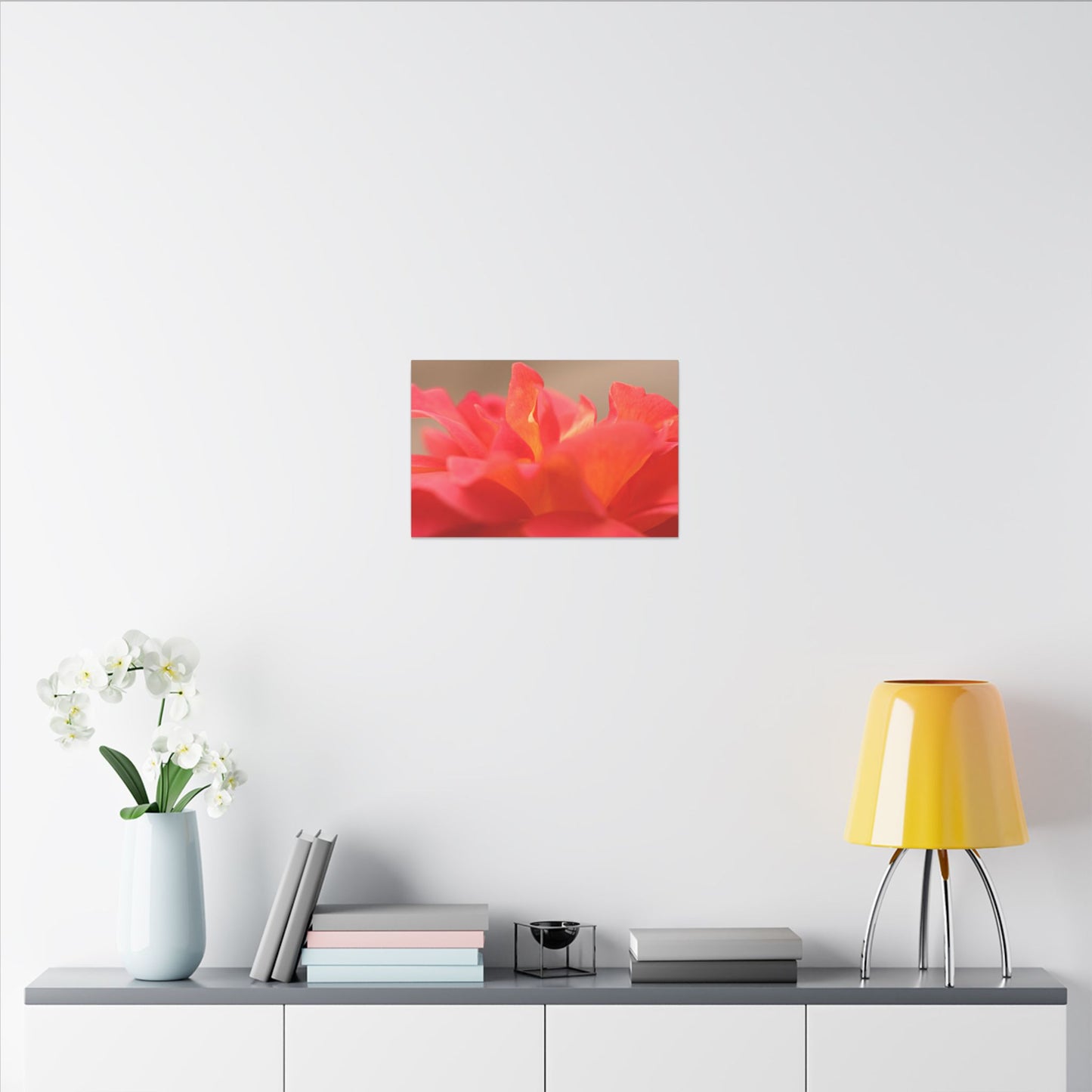 Color Bloom Rose Wall Art Canvas