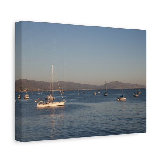 Peace and Sailboats Wall Art Canvas