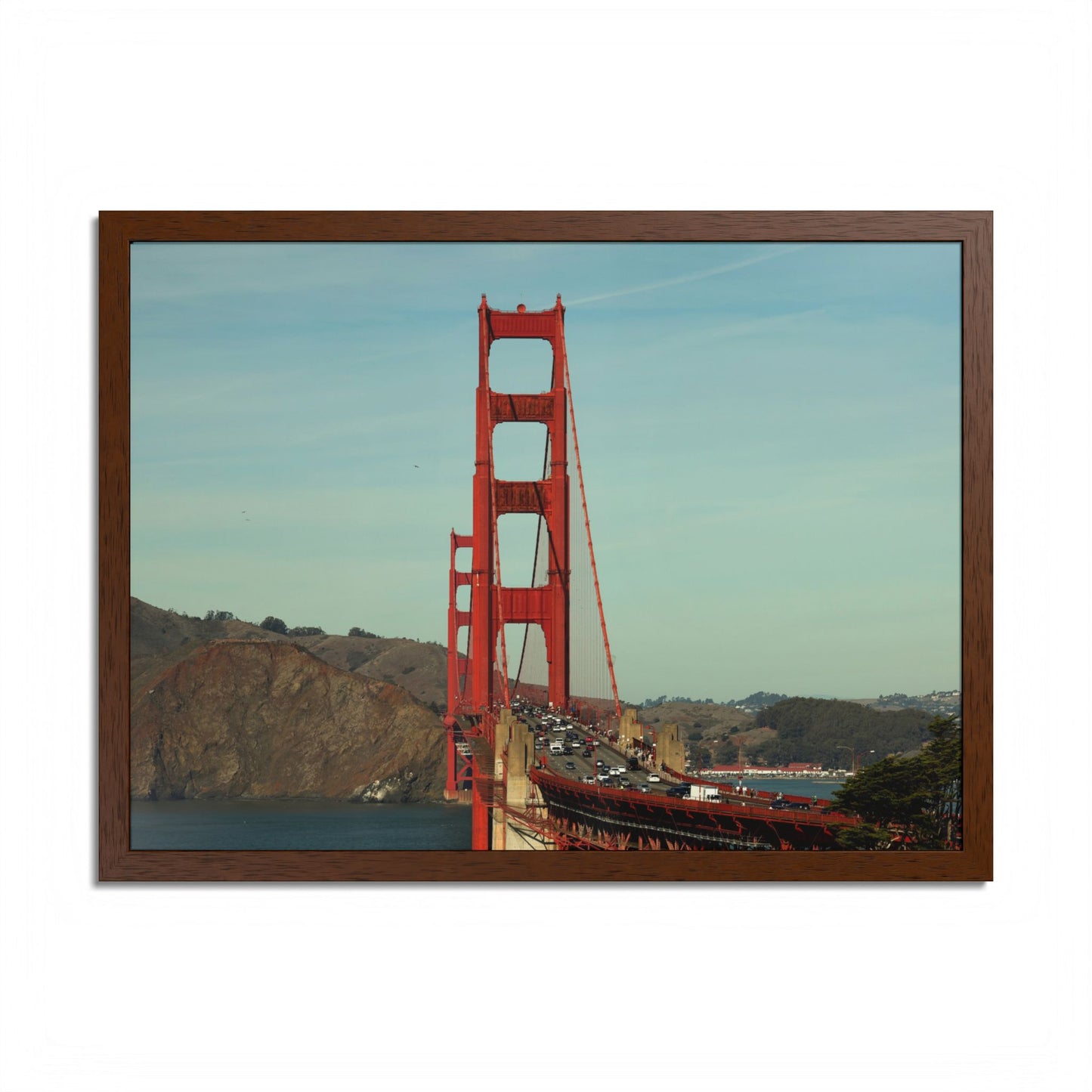 Golden Gate Bridge San Francisco Wall Art, Framed
