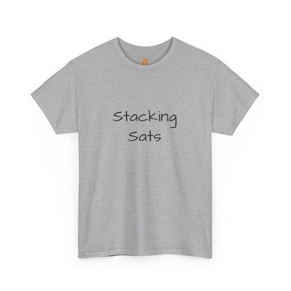 Stacking Sats Bitcoin Cotton Tee