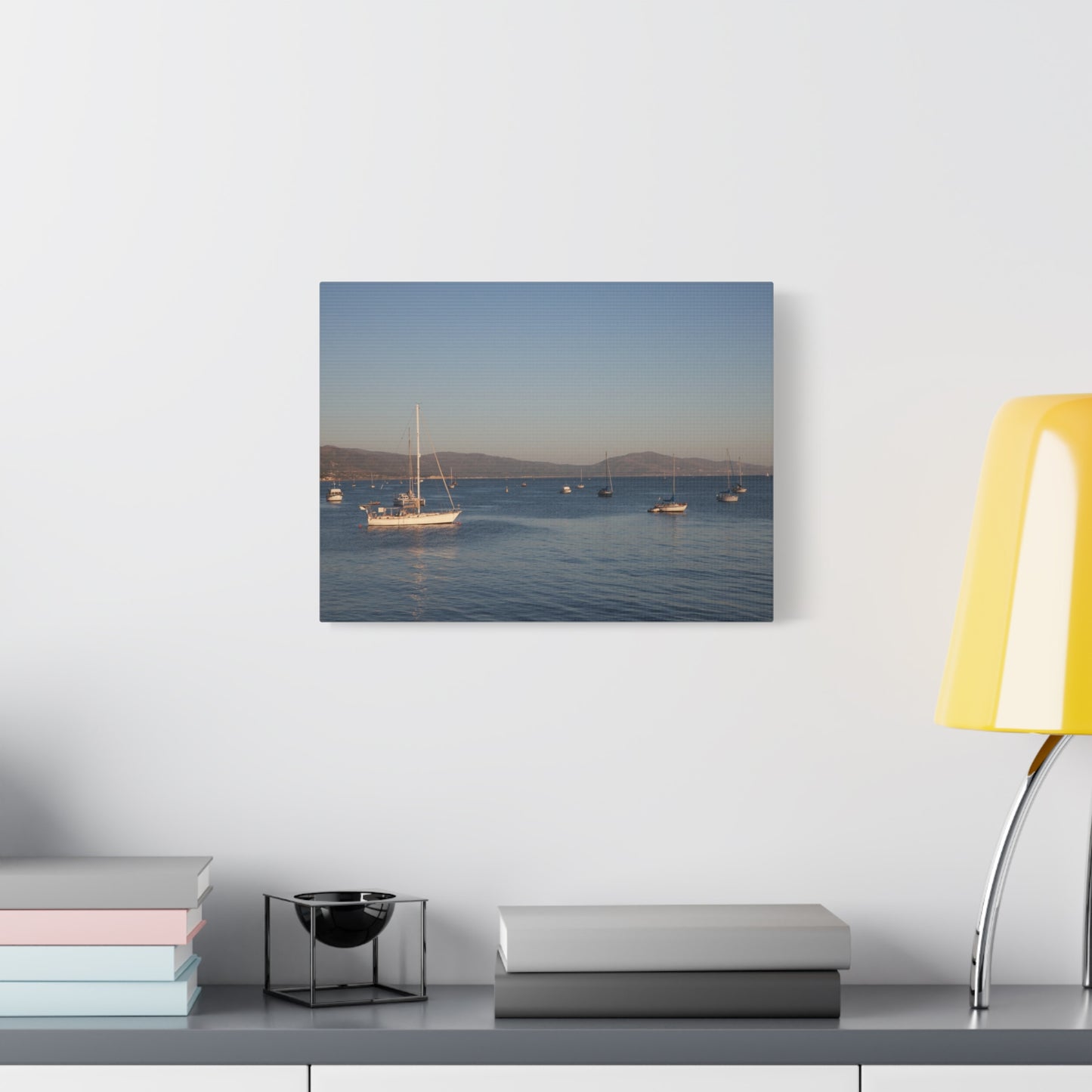 Peace and Sailboats Wall Art Canvas