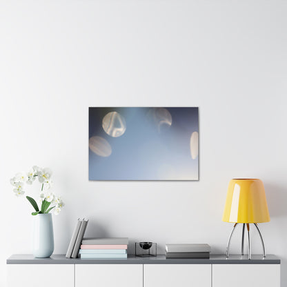 Galactic Orbs of Light Wall Art Canvas
