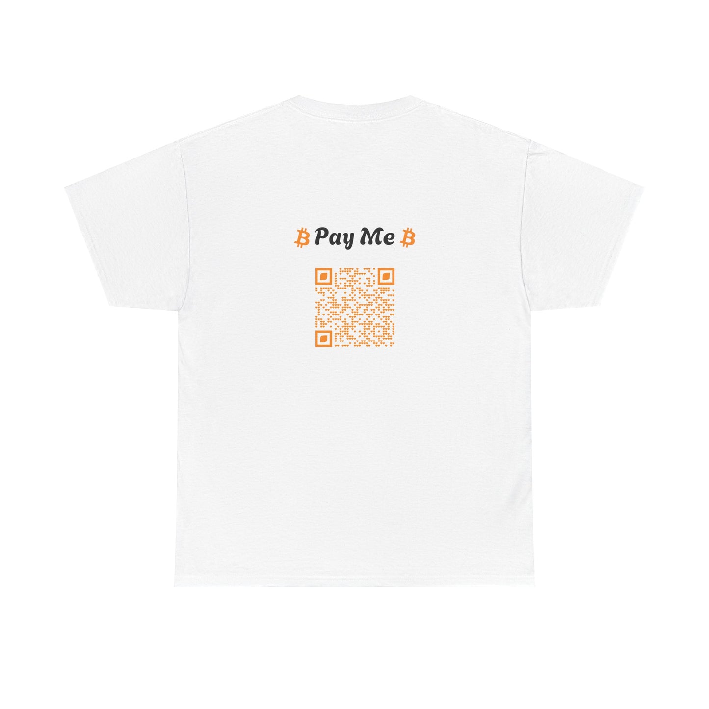 I Heart BTC Pay Me Bitcoin Cotton Tee