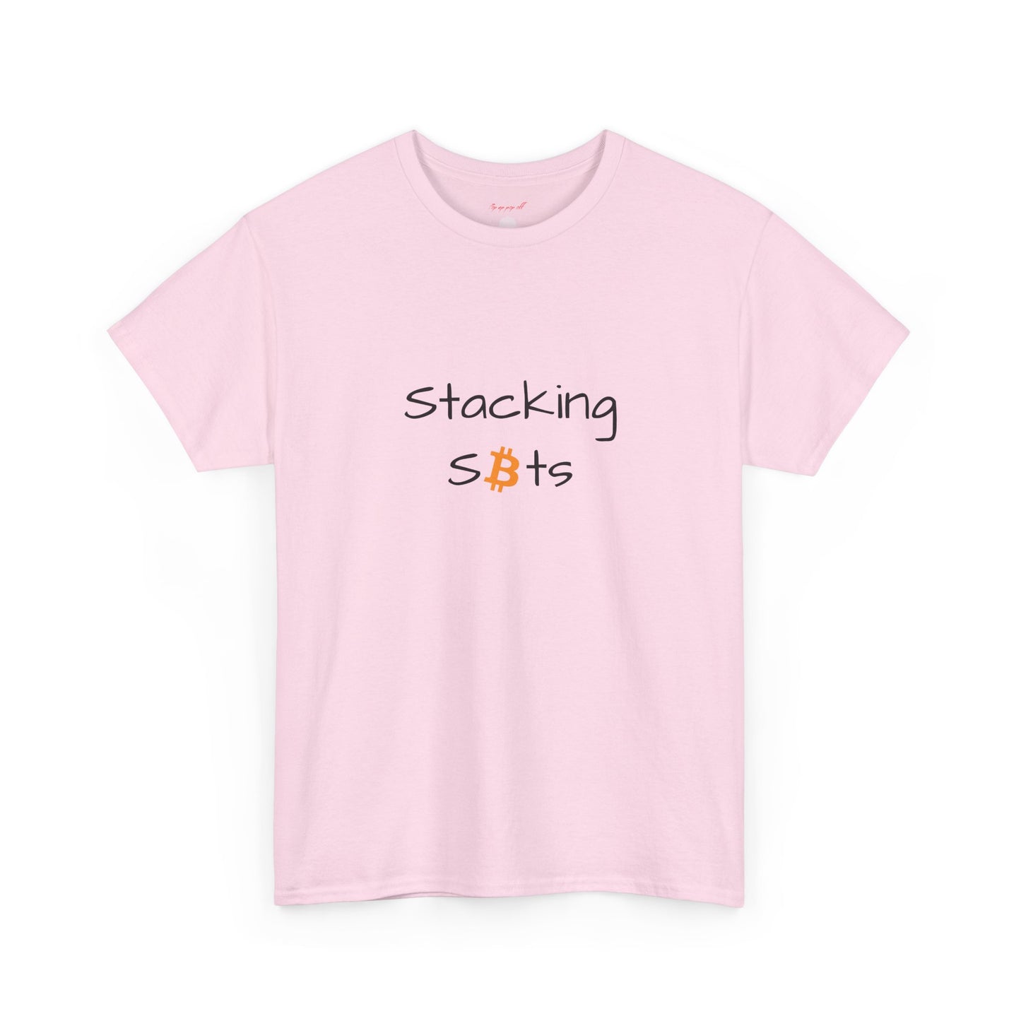 Stacking Sats Bitcoin Cotton Tee