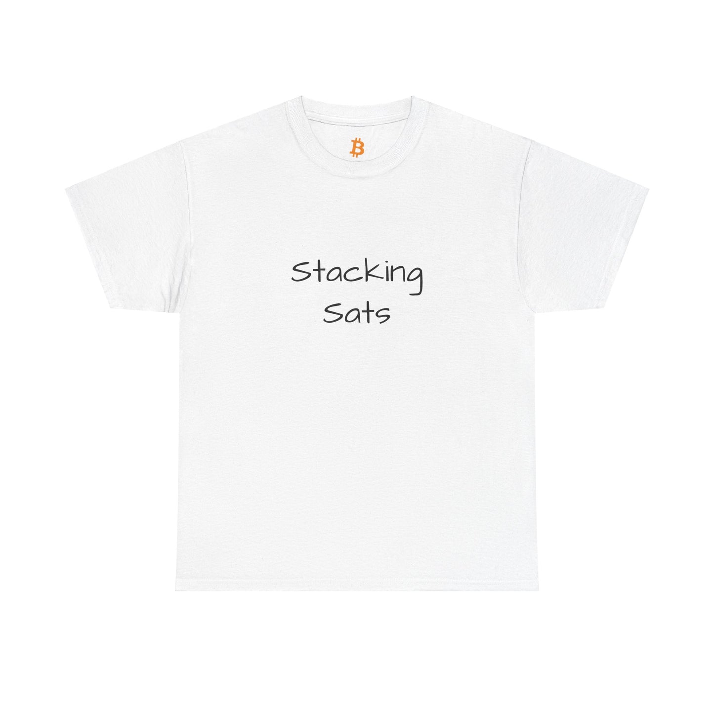 Stacking Sats Bitcoin Cotton Tee