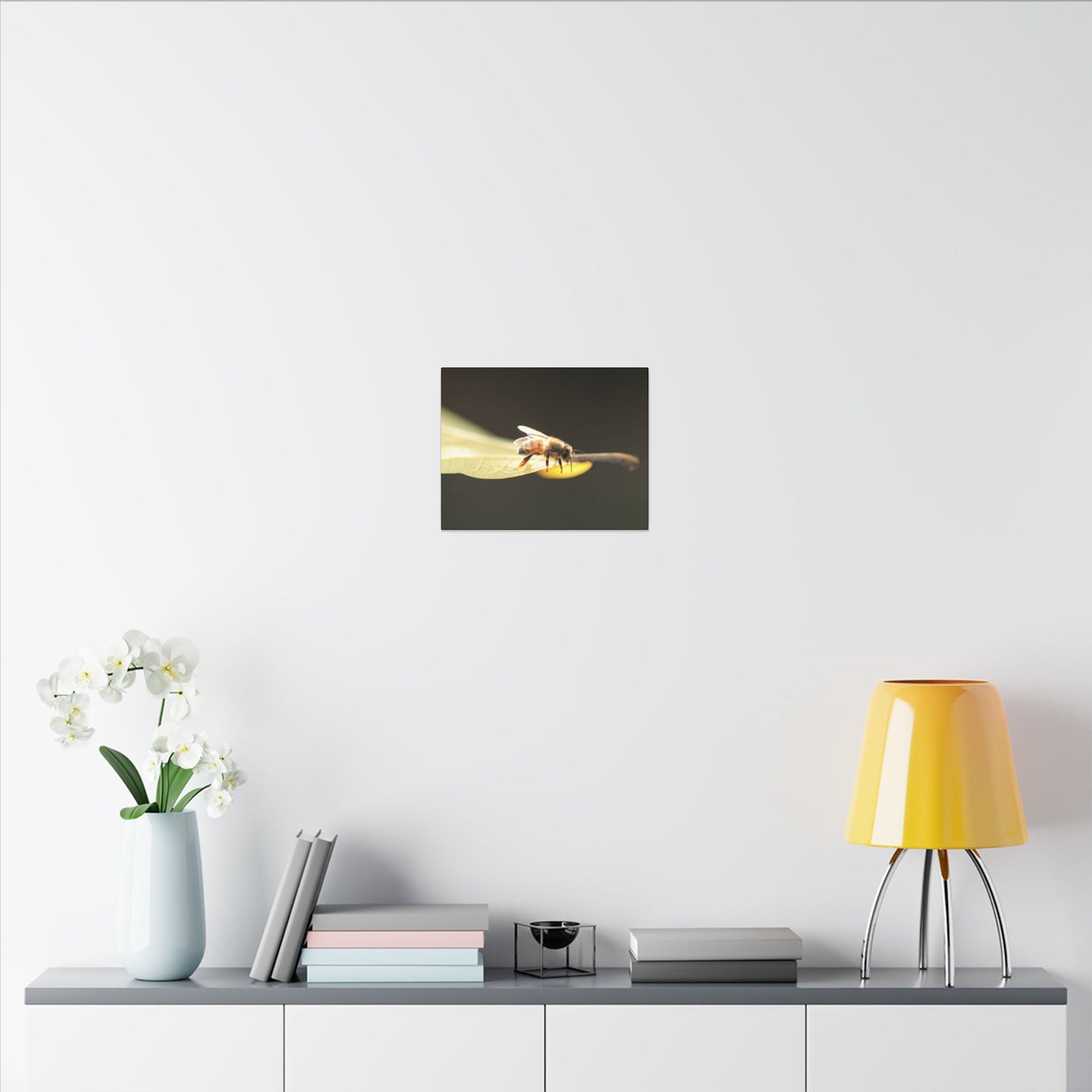 Honey Bee Glow Wall Art Canvas
