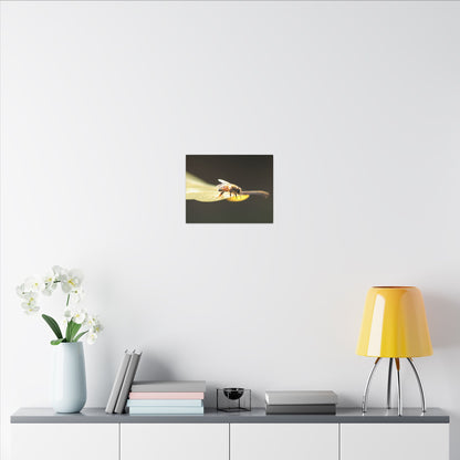 Honey Bee Glow Wall Art Canvas
