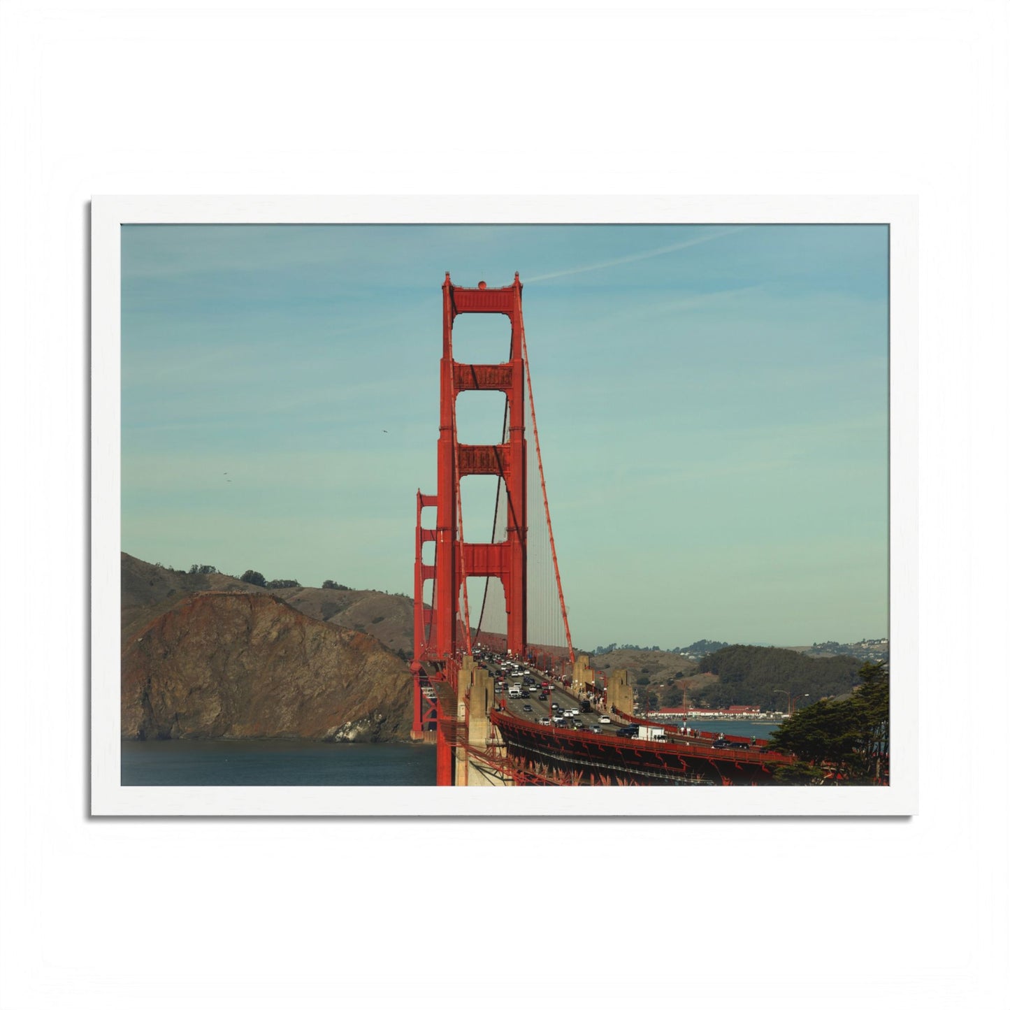 Golden Gate Bridge San Francisco Wall Art, Framed