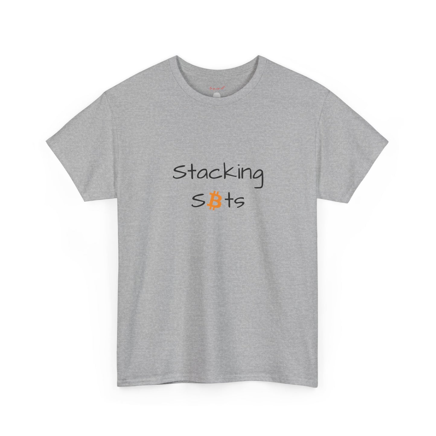 Stacking Sats Bitcoin Cotton Tee