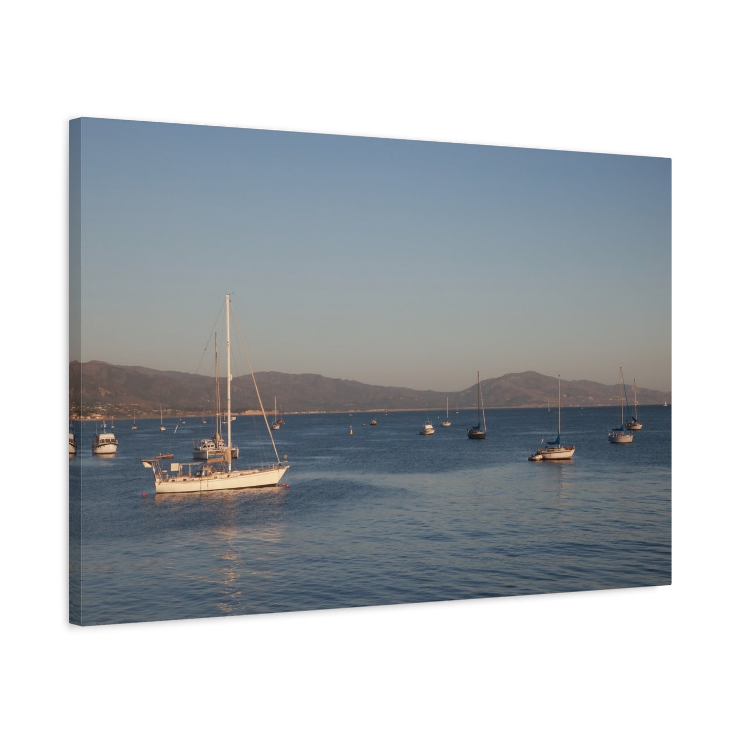 Peace and Sailboats Wall Art Canvas