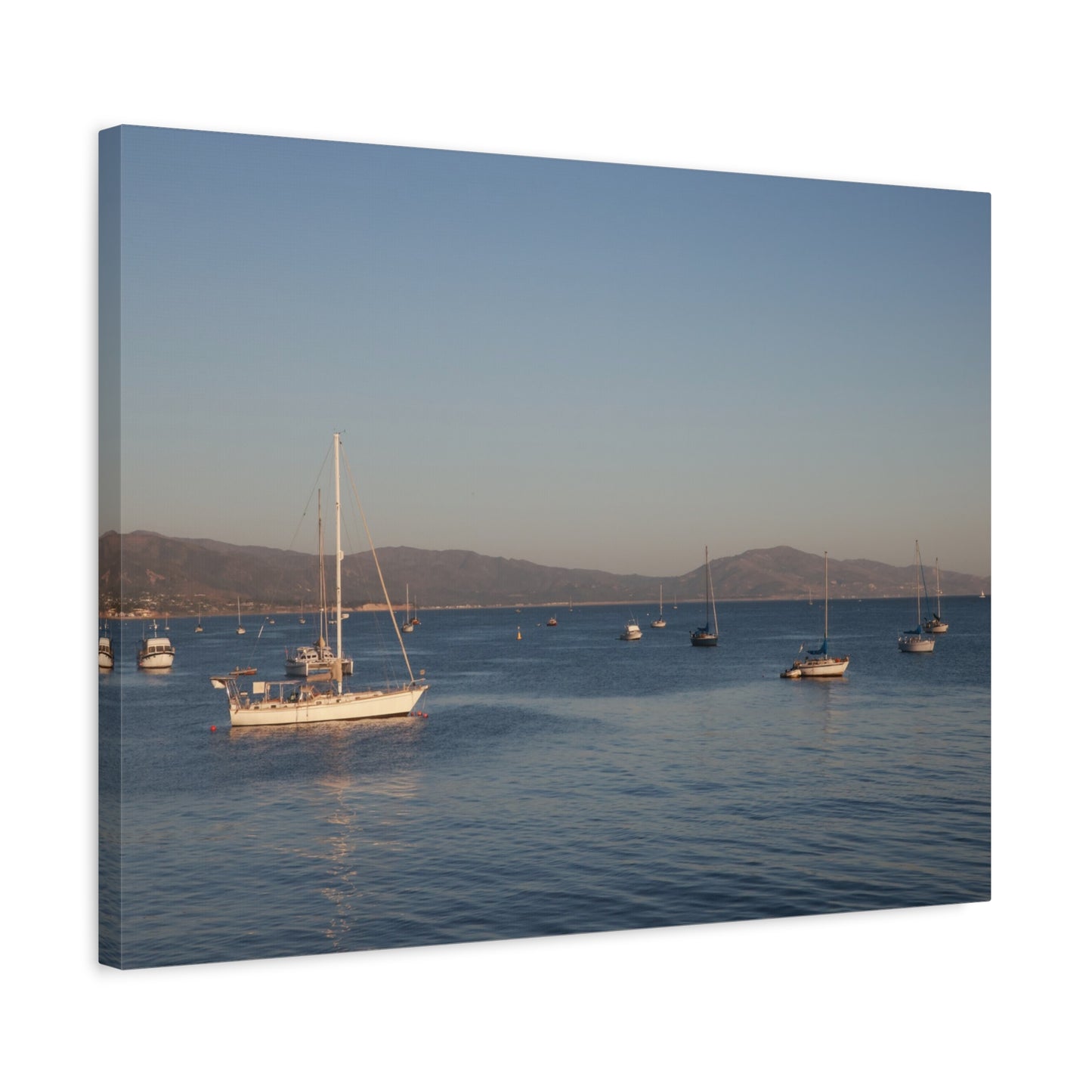 Peace and Sailboats Wall Art Canvas