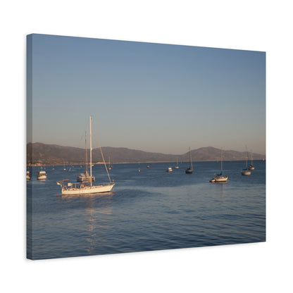 Peace and Sailboats Wall Art Canvas