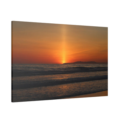 Beaming Sunset Wall Art Canvas