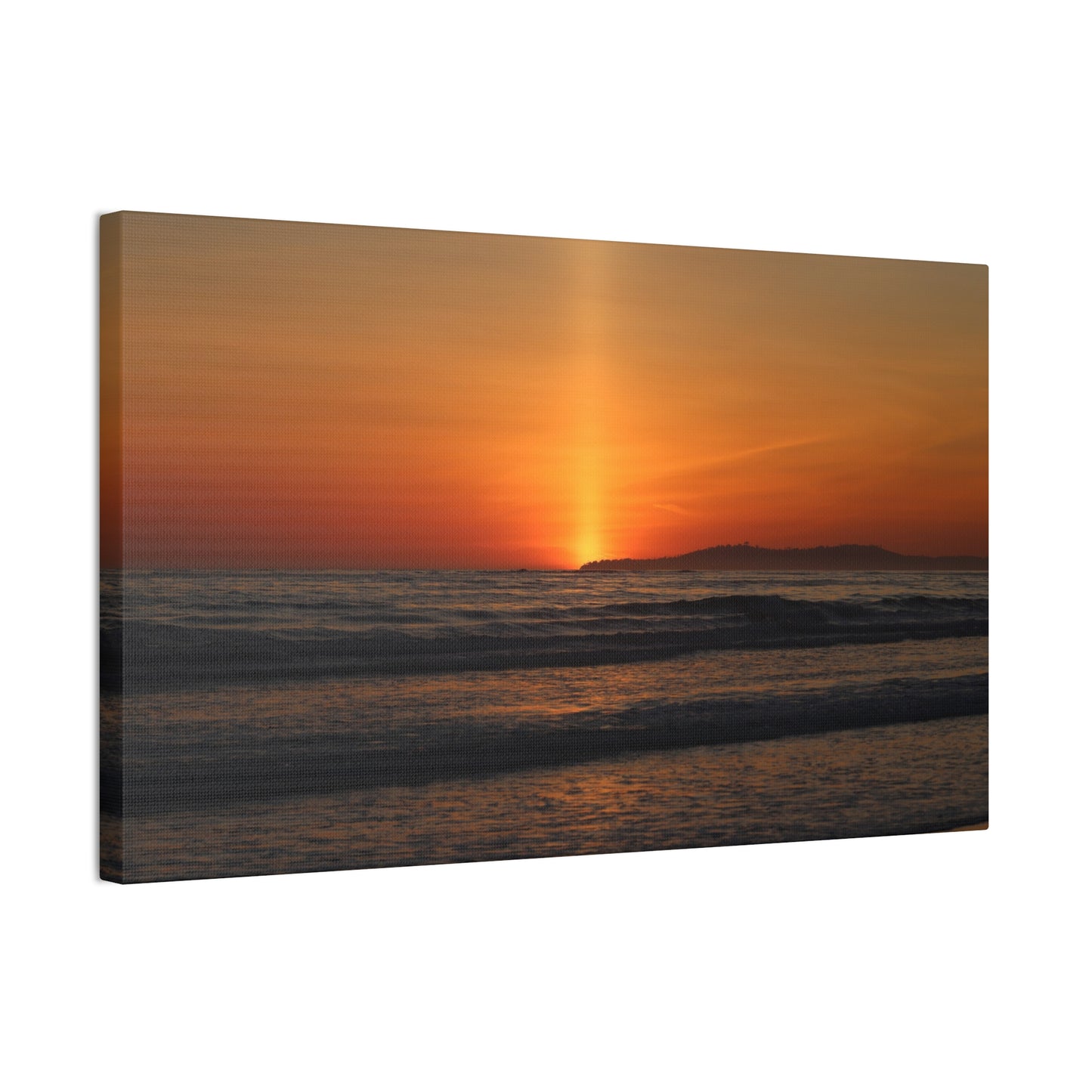 Beaming Sunset Wall Art Canvas