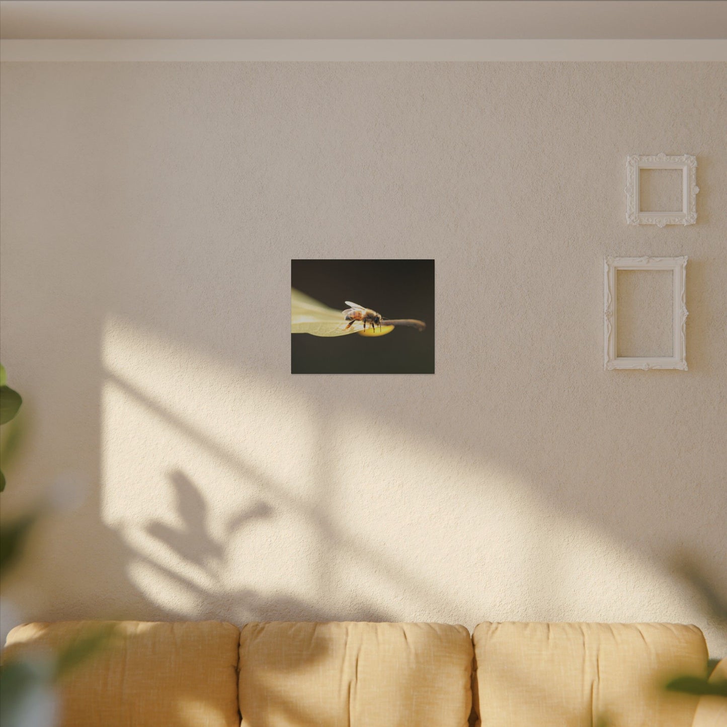 Honey Bee Glow Wall Art Canvas