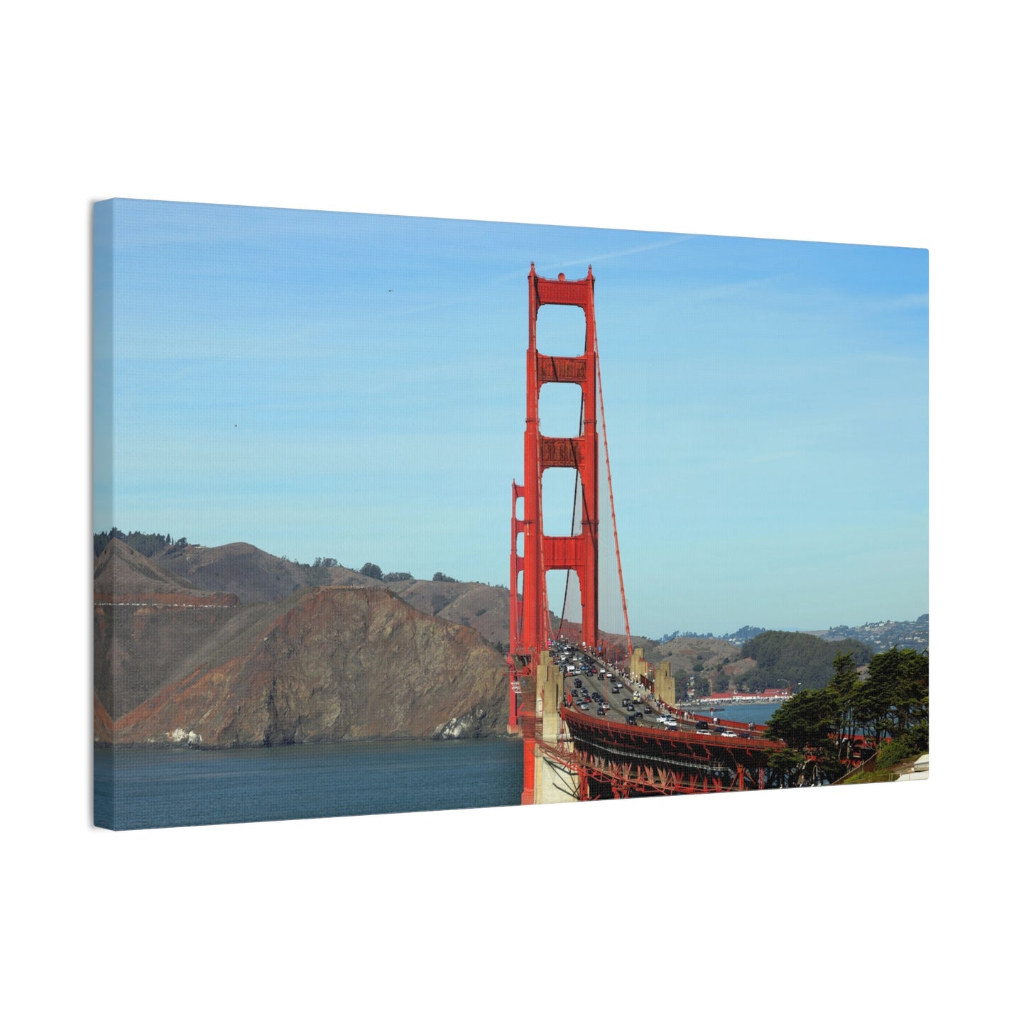 Golden State Bridge Wall Art Canvas