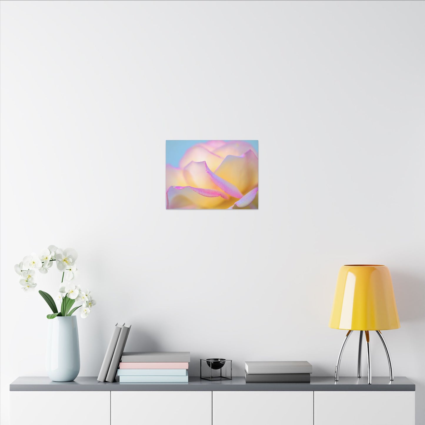 Enchanting Layers Rose Wall Art Canvas