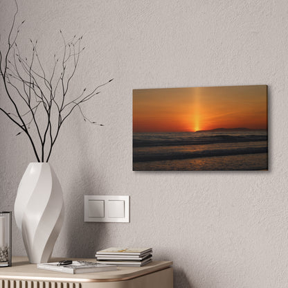 Beaming Sunset Wall Art Canvas