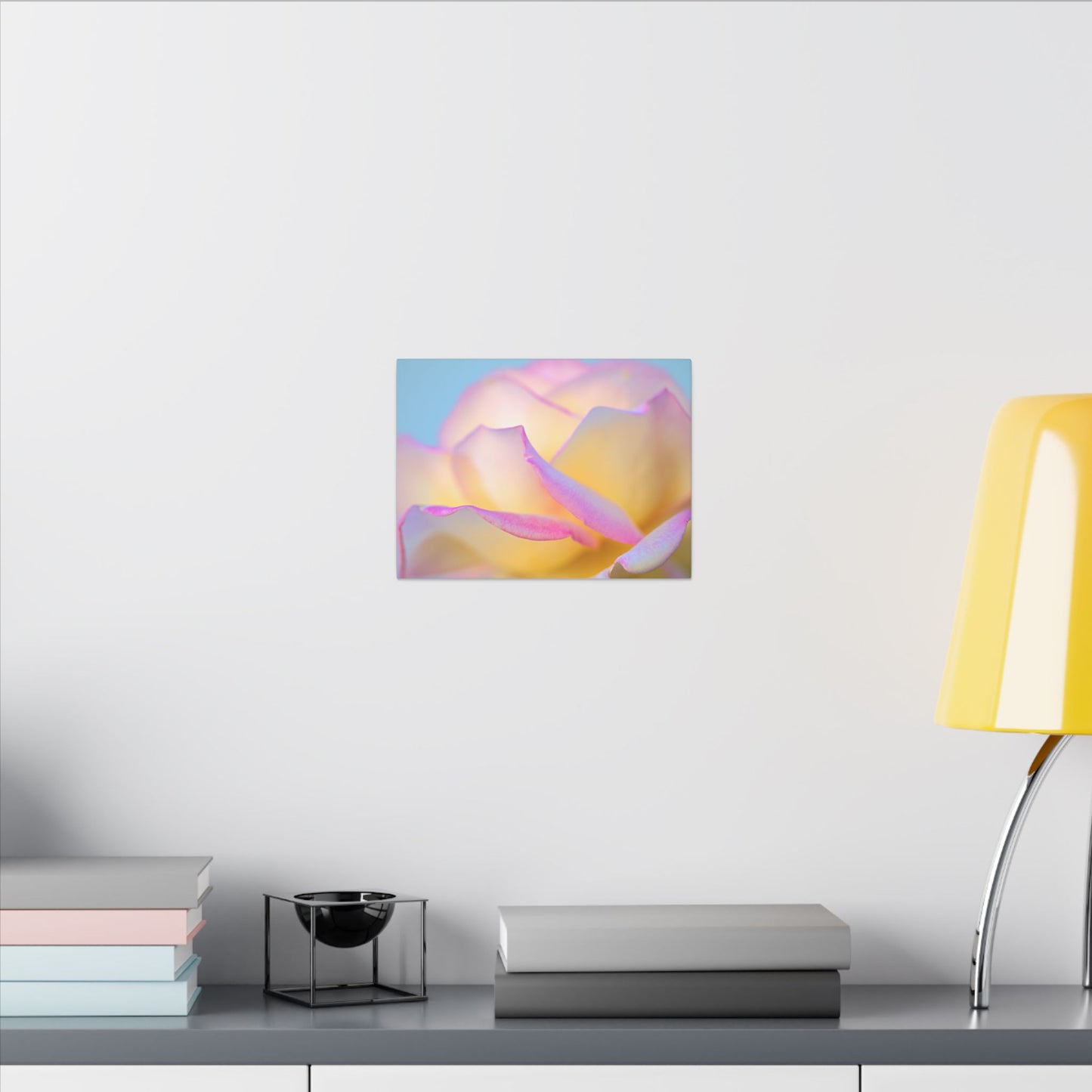 Enchanting Layers Rose Wall Art Canvas