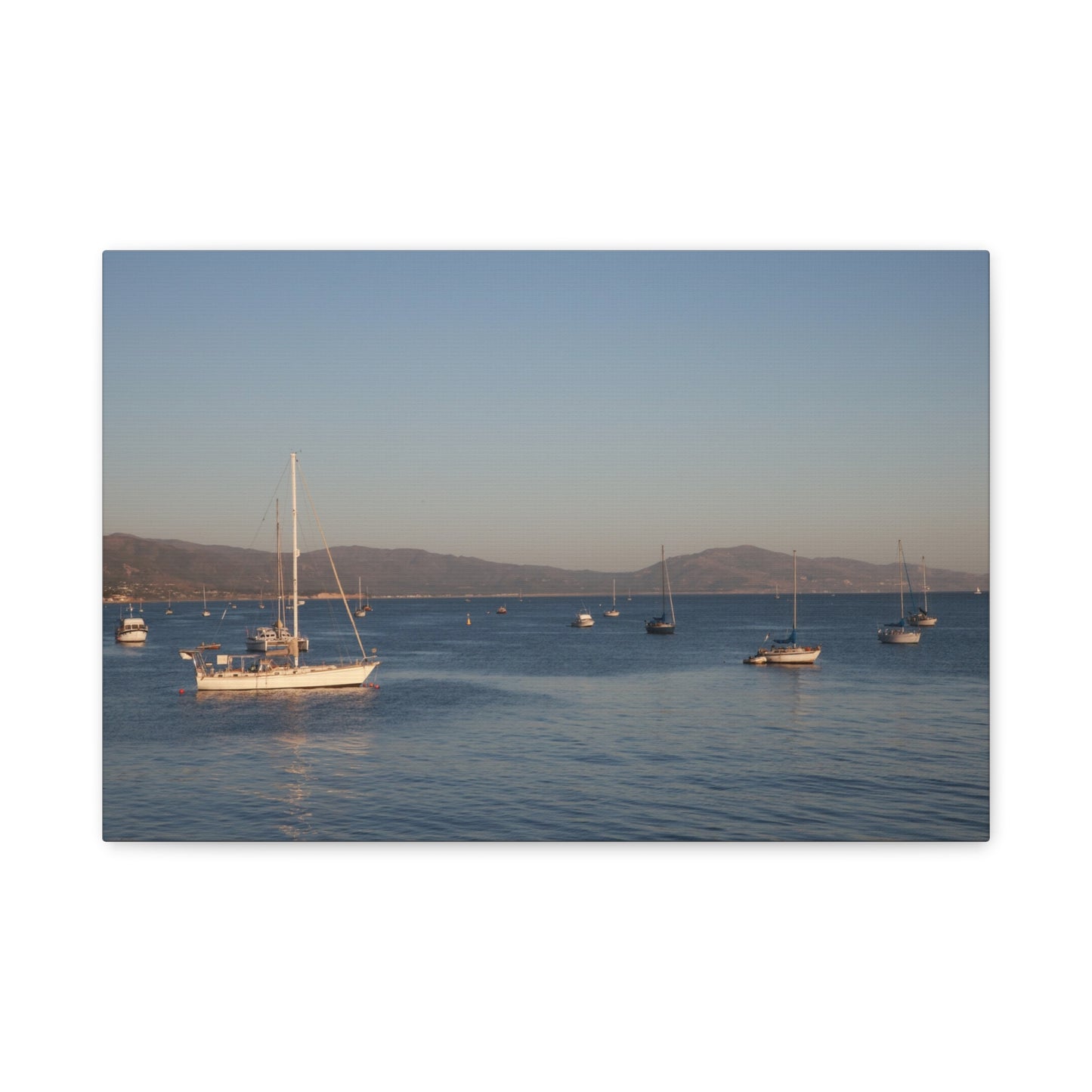 Peace and Sailboats Wall Art Canvas