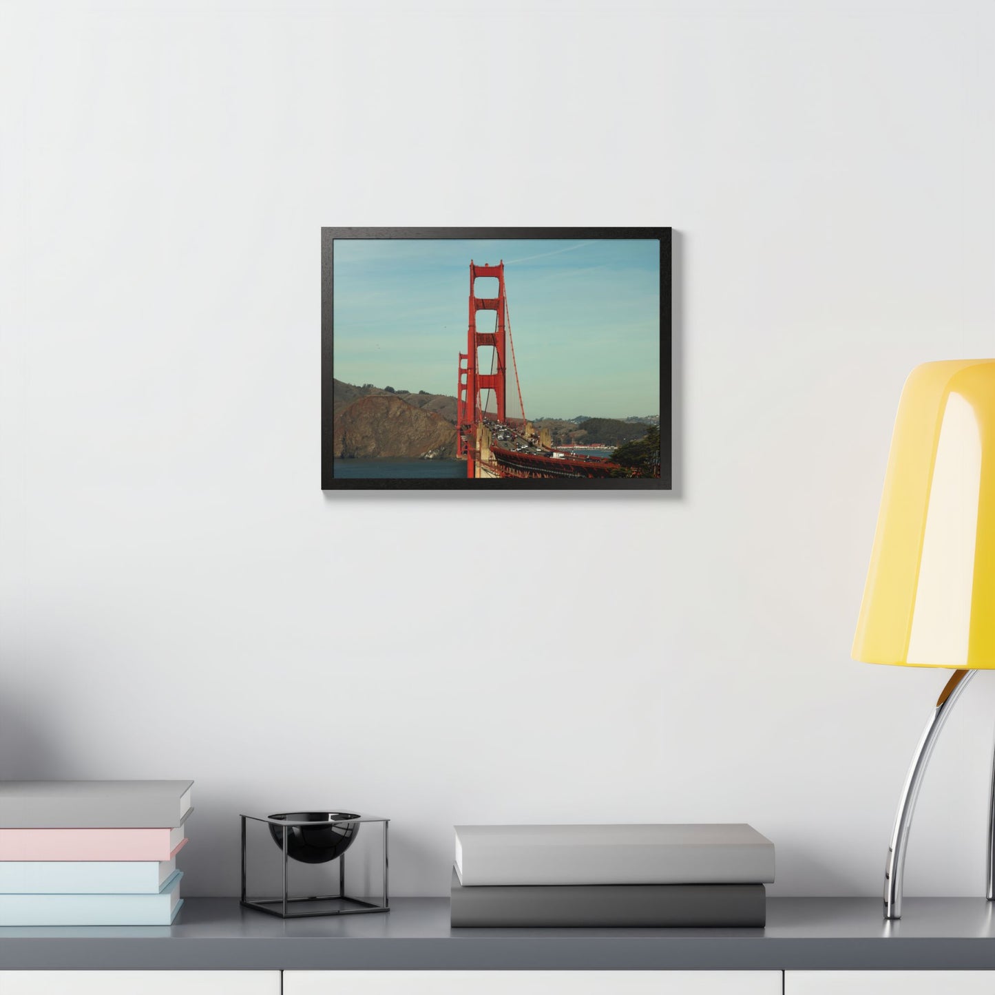 Golden Gate Bridge San Francisco Wall Art, Framed
